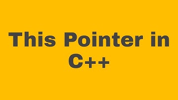 This Pointer in C++ Programming | By Professor Pankaj Gupta | BIIT