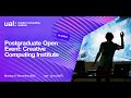 Postgraduate open event creative computing institute