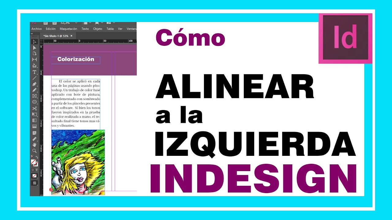 ALINEAR AL LADO IZQUIERDO en indesign Cómo alinear a la izquierda en ...