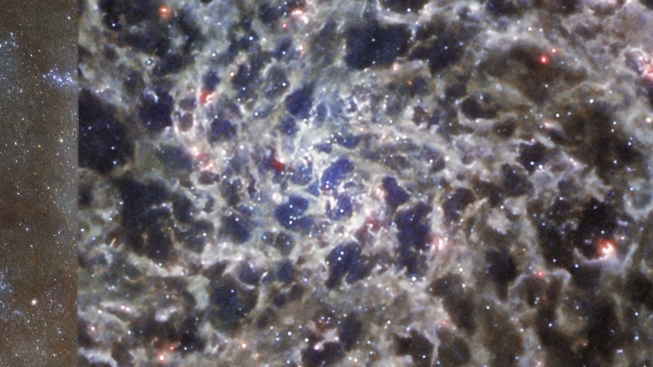 JWST vs Hubble IC 5332