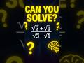 Square Roots Trick. Best Trick. #maths #mathstricks #mathshorts #magicalmath @mindfullmath