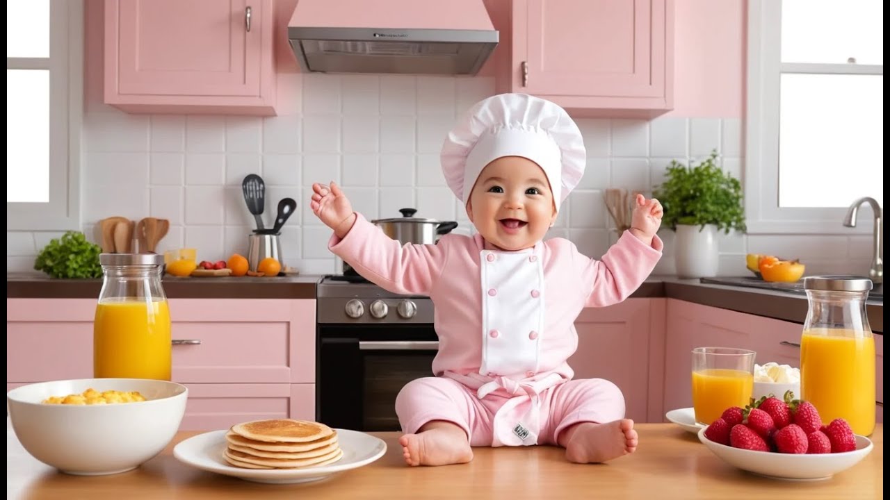 Baby Chef Breakfast Song | Fun Cooking Song for Toddlers & Preschoolers