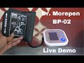 How to use dr morepen blood pressure monitor model bp02 at home  unboxing and review  india tech