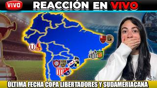 🔴ÚLTIMA JORNADA EN VIVO | Copa Libertadores & Sudamericana | REACCIÓN  - Fase de Grupos