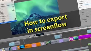 Famous Screenflow 5 Tutorial - How to export in screenflow Profile