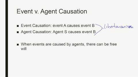 Intro - Agent Causation