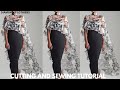 How to make a cape with side ruffles