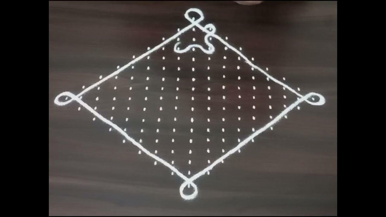 17dots margazhi kolam ll மார்கழி கோலம் ll Chukkala Muggulu ll sikkukolam ll dhanurmasa Muggulu 