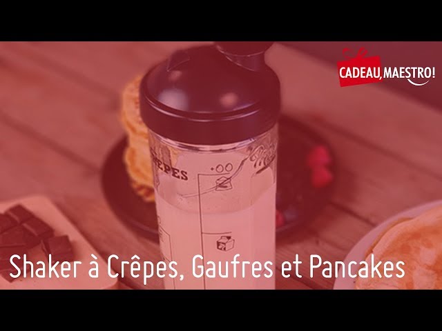 Shaker à Crêpes, Gaufres et Pancakes - Des recettes faciles ! Cadeau  Maestro 