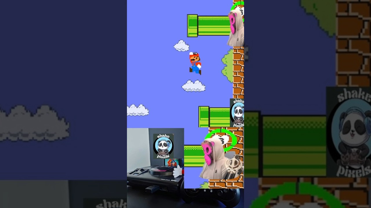 Vertical Mario World Pipe Pendulum Edition! 