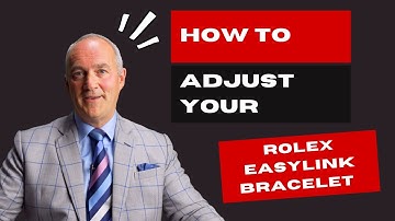 How to adjust your Rolex bracelet with Easylink
