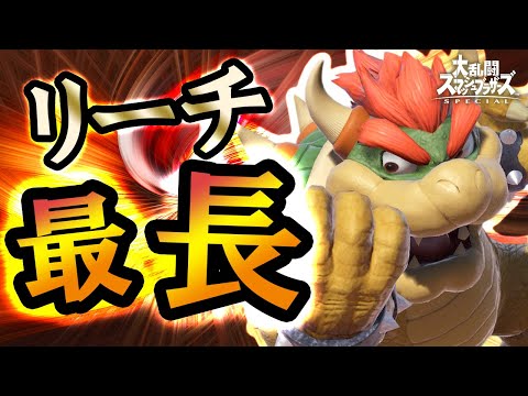 【全キャラ最長リーチ‼︎】さすがに亜空間すぎるが強いので使う【スマブラSP】
