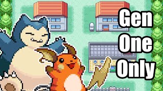 Pokemon Emerald Rogue - Generation 1 Pokemon Only