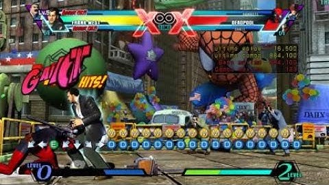 UMvC3 Ironman into Frank lvl 5 sideswitch DHC combo concept ft Haggar