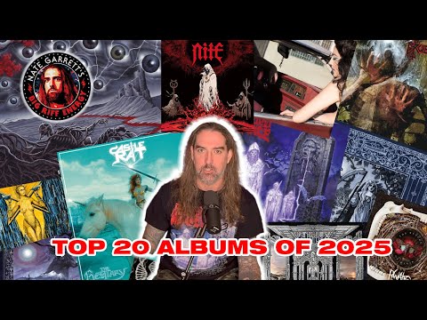 TOP 20 ALBUMS OF 2025 | Nate Garrett's Big Riff Energy