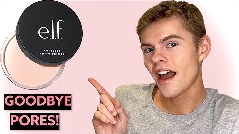 ELF Poreless Putty Primer Review & Demo On Oily Skin | Pore Minimizer #ELF