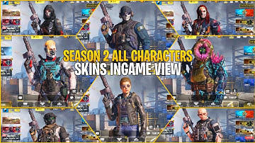 ALL FREE, CRATE, BUNDLE LUCKY DRAW & BATTLE PASS CHARACTER SKIN CODM SEASON 2 LEAKS CODMOBILE LEAKS