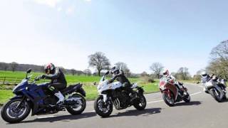 Suzuki GSX1250F v CBF1000GT v VFR1200 v FZ1 Fazer