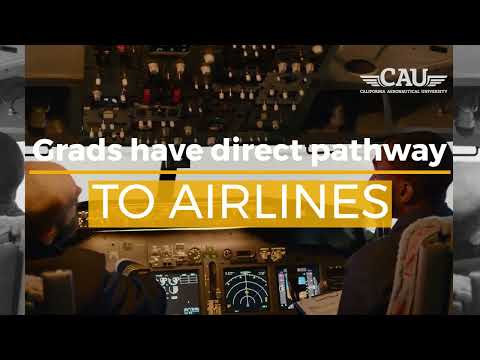 Train for an aviation career with California Aeronautical University