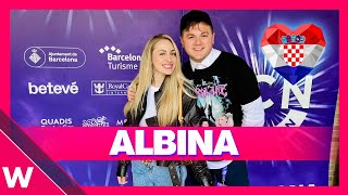 🇭🇷 Albina wants to host Eurovision 2025 if Baby Lasagna wins | Barcelona Party 2024 (INTERVIEW)