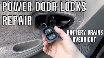 Fixing Noisy Power Door Locks & Battery Drain On The 1997 Saturn SL2