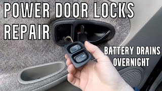 Fixing Noisy Power Door Locks & Battery Drain On The 1997 Saturn SL2