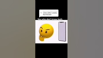 Scratch vs Julian editor #julianseditor #scratch