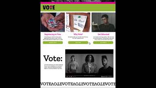 Voter Education Website Walkthrough