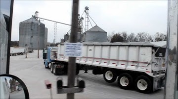 Hauling and Unloading Soybeans