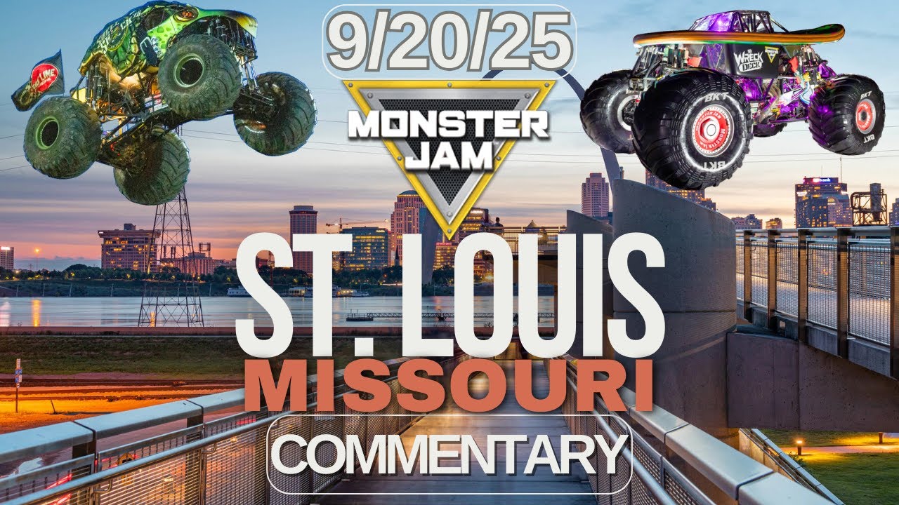 НЕСКОЛЬКО СУРОВЫХ АВАРИЙ! Комментарий к Monster Jam St Louis 3 2025