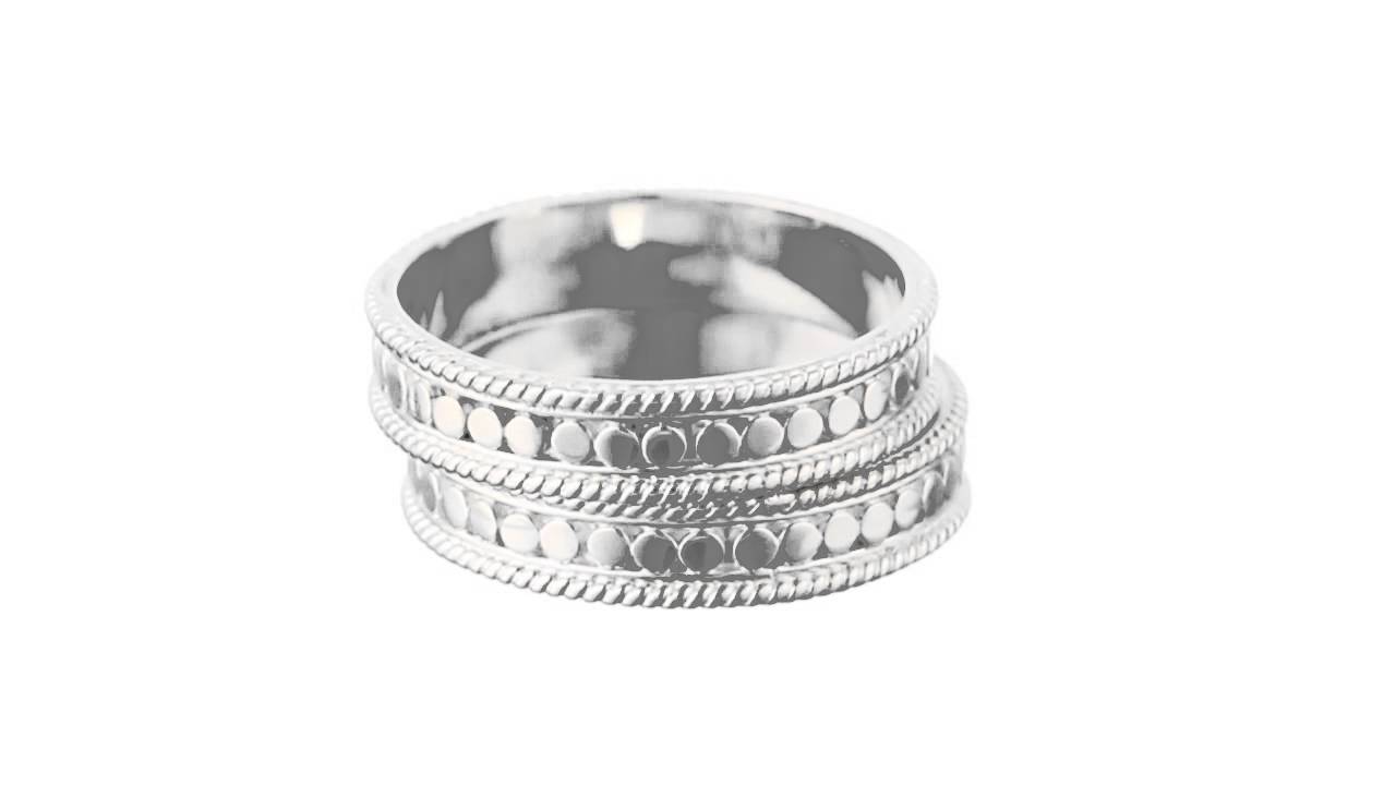 Anna Beck Set of 2 Stacking Band Rings  SKU:8490095
