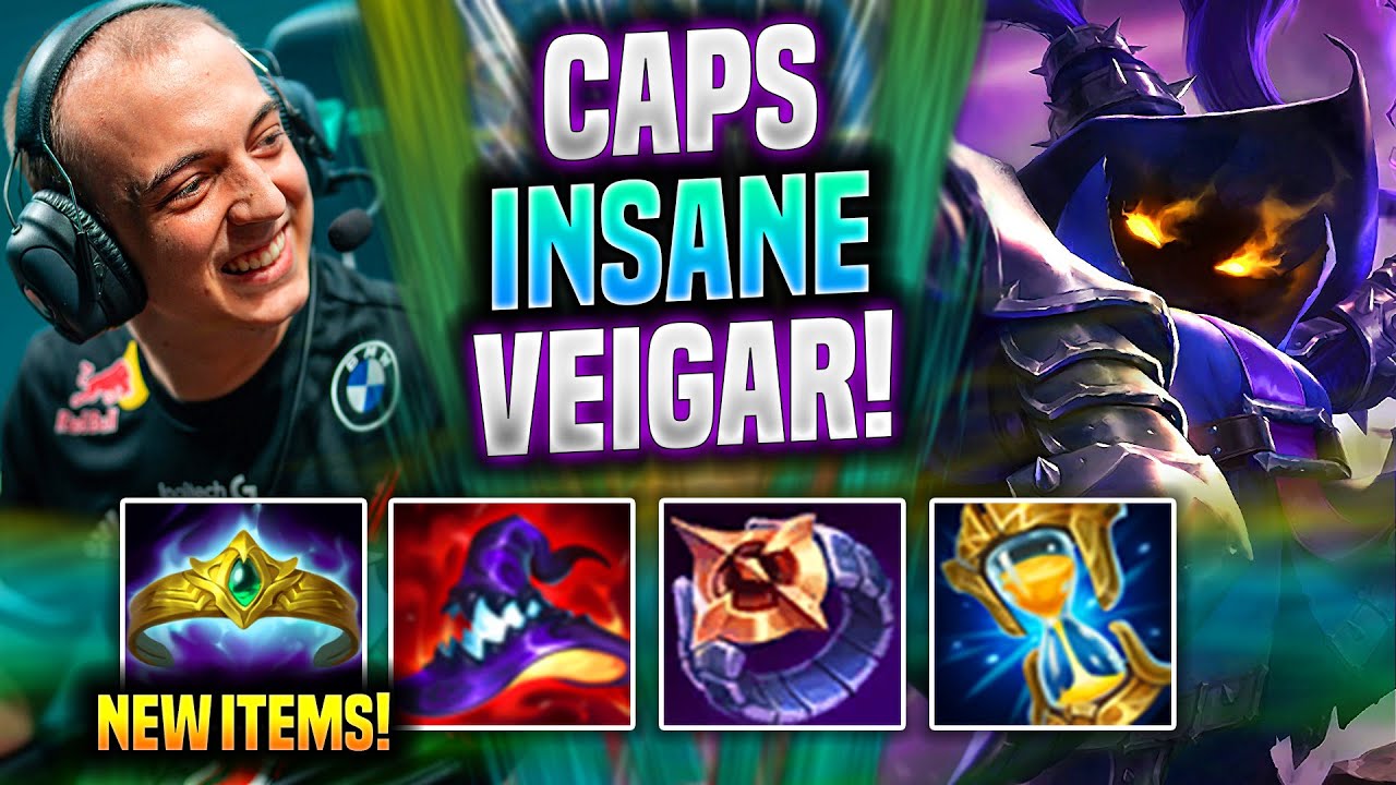 CAPS IS INSANE AS VEIGAR WITH NEW ITEMS! - G2 Caps Plays Veigar MID vs Vex! | Preseason 2022