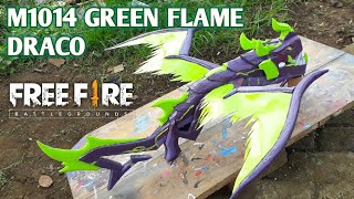 MENCOBA BIKIN SHOTGUN GREEN FLAME DRACO | Dari Bahan KAYU | FREE FIRE