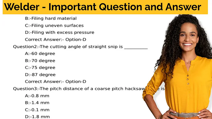 108/2015 Psc welder Important Question | Tradesman  welder important question amd answer 