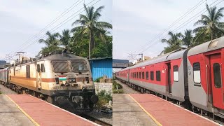 22673 Jodhpur Mannargudi SF Express Skipping Urappakkam At 110KMPH Link of Kalyan WAP7 37270[IR]