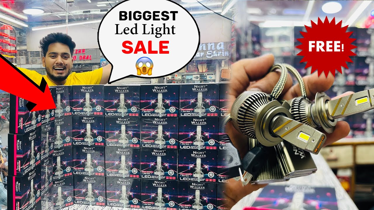 😱🔥No1 Led Light 200watt Night Walker Best Led Light For Cars || Buy 1 Get 1 Free