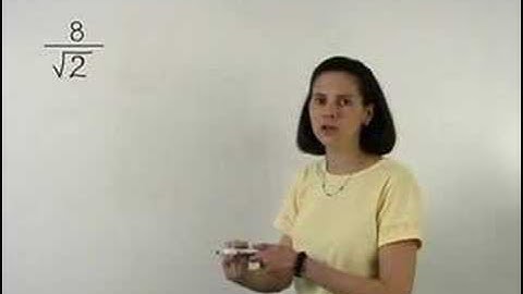 Dividing Square Roots - MathHelp.com - Math Help