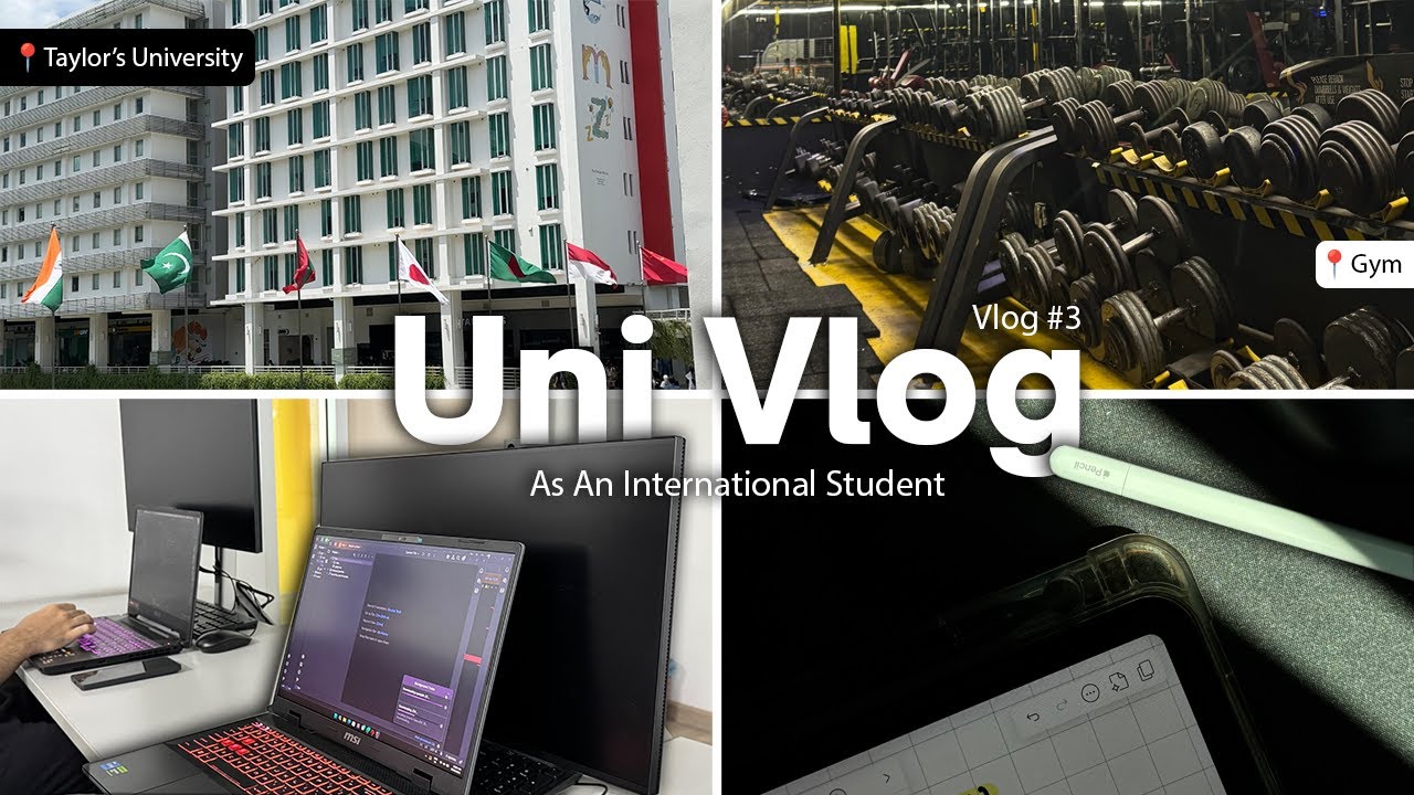 Uni Vlog #3 🎓 | Taylor’s University, Studying & More. | International Student Diaries 