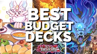 BEST BUDGET Decks To Play This Format! YuGiOh!