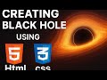 Create a Black Hole Animation with HTML &amp; CSS 🌌🕳️