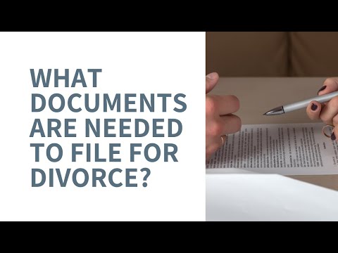 Video: What Documents Are Needed For A Divorce In