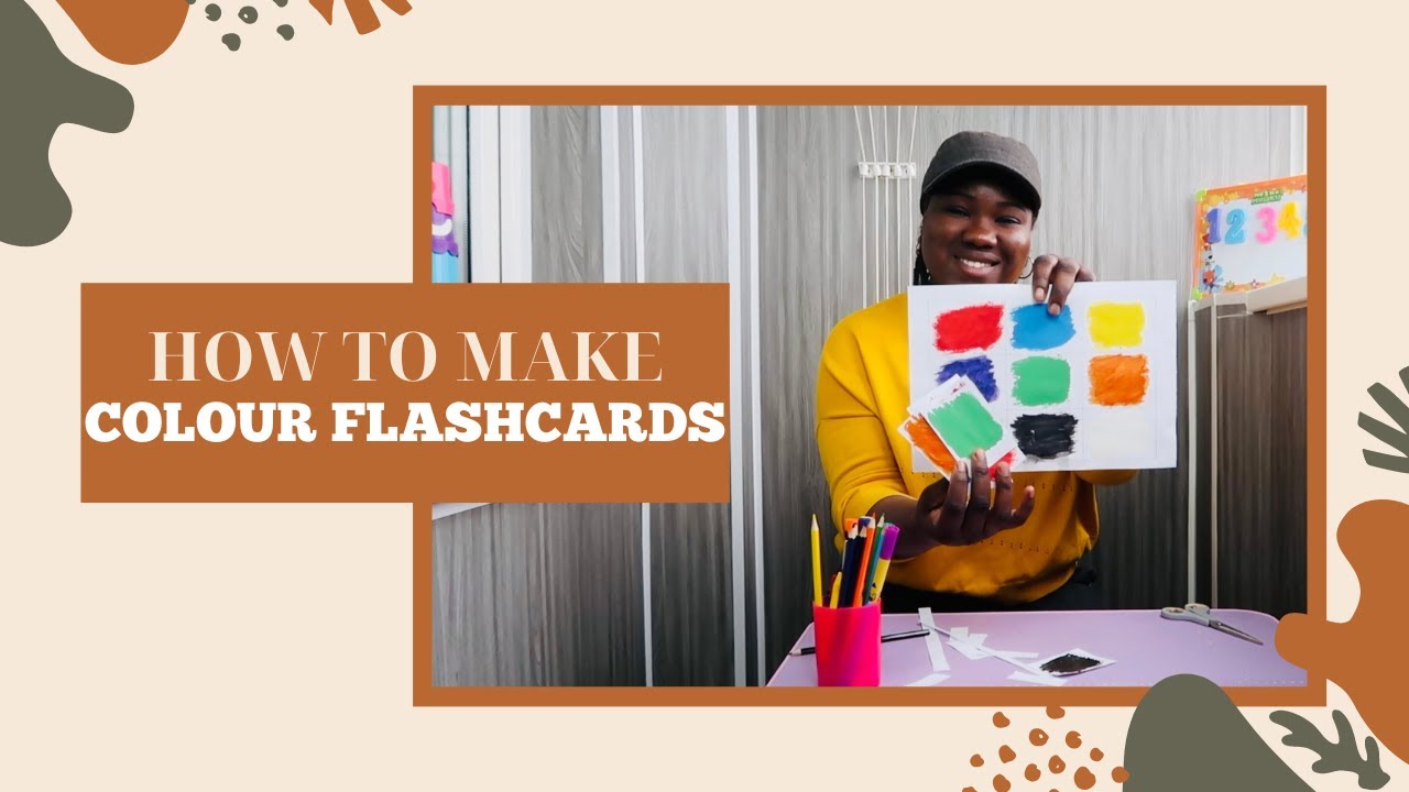 COLOUR FLASHCARDS| HOW TO MAKE FLASH CARDS| DIY COLOUR FLASHCARDS FOR KIDS| COLOR FLASHCARDS
