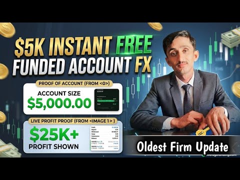 $5K Instant Free Funded Account| Oldest Firm 2 type No Deposit Account Update June | Asad Akash!