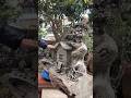 🌳 Incredible Wooden Village Masterpiece 🏡 #wood#wood statue#buddha #vishu art#workout  #woodworking