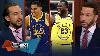 Draymond Green reportedly punched Warriors teammate Jordan Poole | NBA | FIRST THINGS FIRST