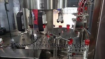 4 HEAD PICK & PLACE PRESS SNAP FIT CAPPING MACHINE - Shreeji Flowtech Systems
