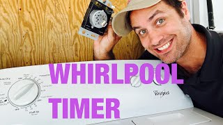 How to replace the timer on a whirlpool dryer | timer shaft broke | W10436303 timer