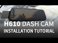 How to install your vantop h610h609 dash cam