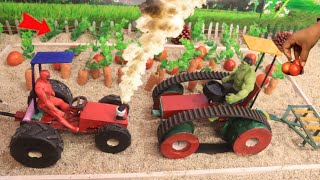 top most creative diy tractor cultivator machine science project of @Emmaminicreator