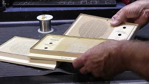 Re-Whitening a NuTone Model 2570 Inside Remote Station